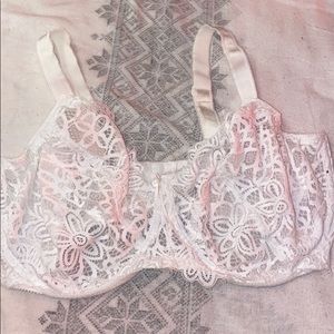 Super Cute White Lace Bra